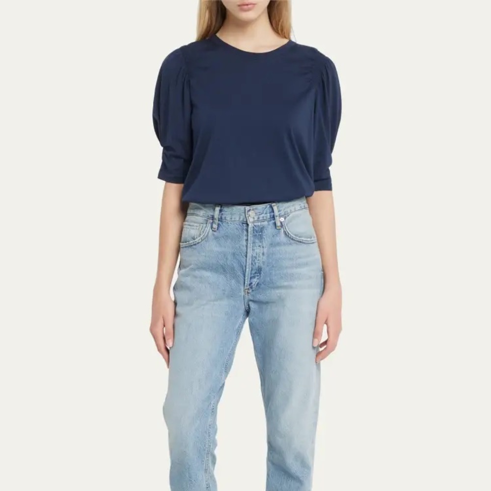 Veronica Beard Jean Jessa Pima Tee